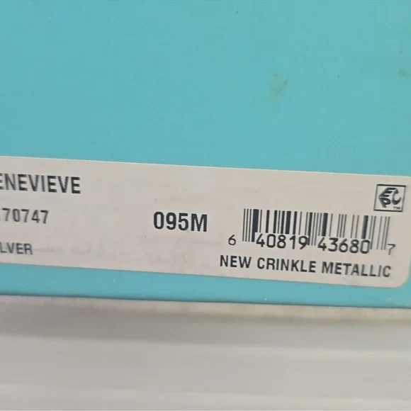 NIB Kate Spade New York Metallic Silver Genevieve Loafers Size 9.5 - Picture 9 of 9